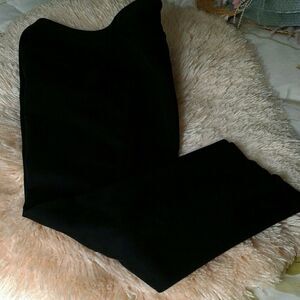 Chaps Petite stretch Black Pants Size 8P